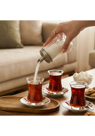 Porsıma Dhz90131 Cam Toz Sekerlık Kutu X 2 Şeffaf
