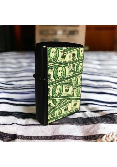 Ceritoğlu Baskılı Zippo Çakmak Yeşil