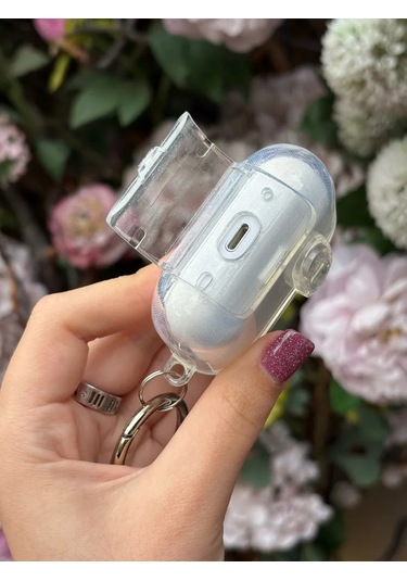 Yummy Case Airpods Uyumlu Pro/pro2 Kablosuz Kulaklıklar İçin Simli Kılıf 459540722 Beyaz