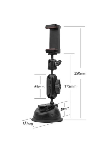 Bloomnest Junnx Jx-gp-14-a Djı Action/gopro Hero 12 Araba Emme Kamera Montaj Braketi Aksesuarı Altın