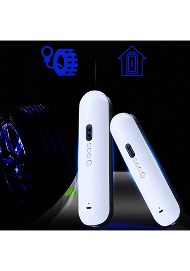 Homyl Bisiklet Lastik Topu Için Taşınabilir Hava Mavi