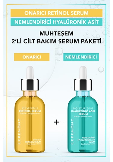 Ceremony Hyaluronik Asit + Retinol Serum 2 x 30 ML