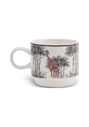 Karaca Jungle 5 Parça Standlı Çay Fincanı Seti 160 Ml