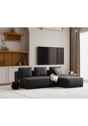 Vista L Köşe Kanepe Dinlenme Koltuk Takımı Antrasit