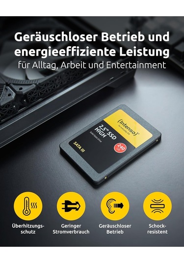 Ssd 2.5 İnç Sata 3 120 Gb, Siyah Standart