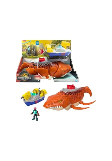 Imaginext Jurassic World Rebirth Aquachomp Chase Mosasaurus Jfr23 Lisanslı Ürün