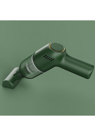 Ezere Kuru Ve Islak Kullanım İçin Mini Kablosuz Araç Süpürgesi Şa Siyah