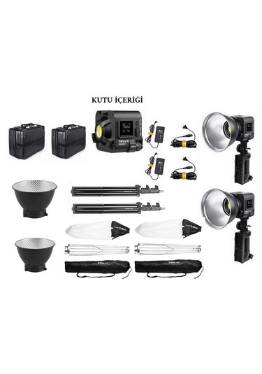Yongnuo Ynlux100-rgb Led Işık 2'li Lantern Softbox Set