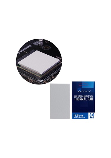 Suntek Gpu/cpu Bellek Ssd Soğutucu 85x45x3.0mm Için Silikon