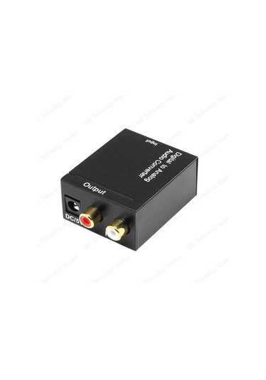 Dijital To Analog Optic Ses Dönüştürücü Adaptör