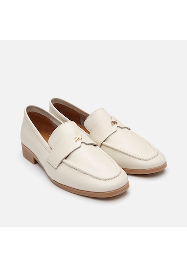 Hotiç Hakiki Deri Ekru Kadın Loafer 01ayh303980a400 Kemik-ecru Ekru