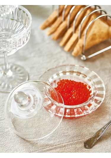 Roomi Kapaklı Cam İkra Küresi 130 Ml, Limonluk, Reçellik. 240527097 Beyaz