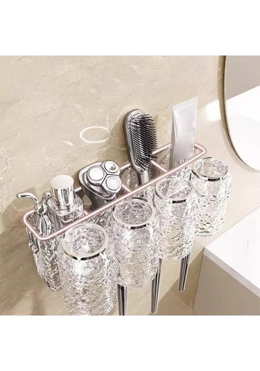 Pazly Temizle Suntek Setli Için Fırçalığı Diş Bardak Banyolar 4-bardak-temizle 4 Cn Diğer