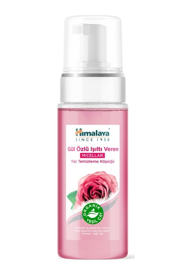 Himalaya Micellar Gül Özlü Işıltı Veren Yüz Temizleme Köpüğü 150 ML