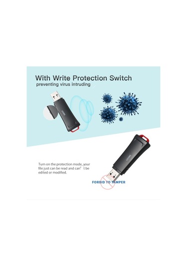 Netac Write Usb2.0 Flash Sürücü U208s 8g Bellek Çubuğu