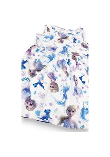 Elsa Kız Çocuk Elbise St07437 Mavi