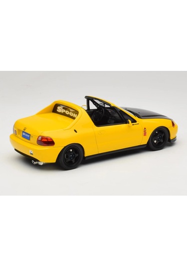 1:18 Otto 1996 Honda Civic Del Sol Spoon Phoenix Yellow