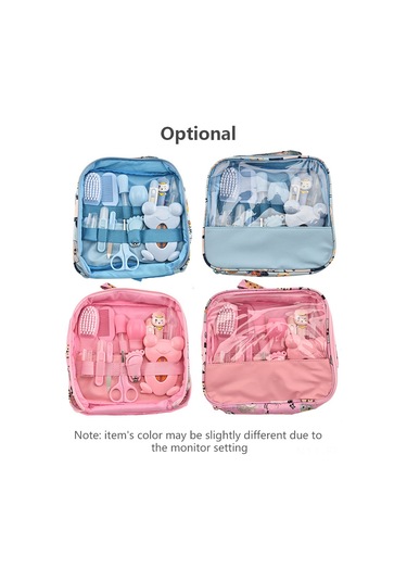 Xindoker "13 Parçalık Premium Bebek Bakım Seti - Termometre, Tırnak Makası, Saç Fırçası Ve Daha Fazlası"