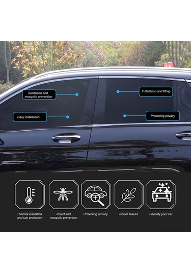 Artfulabode Sivrisinek Perdesi Nefes Korumalı Uv Korumalı Esnek 2 Adet 125x50cm - Eo