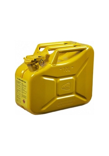 Knc Sarı Metal Yakıt Bidonu 10 Litre K 6212001013