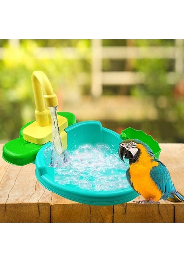 Xindoker Kuşlar İçin Eğlenceli Ve Sağlıklı Otomatik Banyo Küveti - Hafif Ve Dayanıklı Tasarım