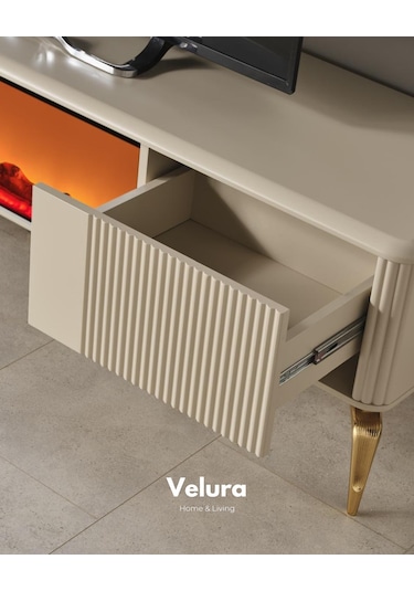 Venti Gold Tv Ünitesi Beyaz