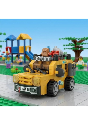 Loz Arazi Aracı 150 Parça Block Oyuncak-mini Poşet