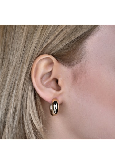 Gold Kaplama 6mm Halka Küpe