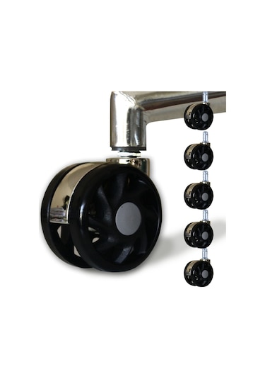 Ofis Koltuk Tekerleği 5 Adetli Set Lux Tekerlek BE049