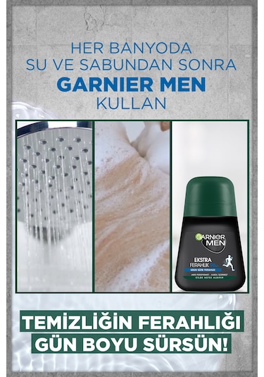 Garnier Men Ekstra Ferahlık Erkek Roll-On 50 ML