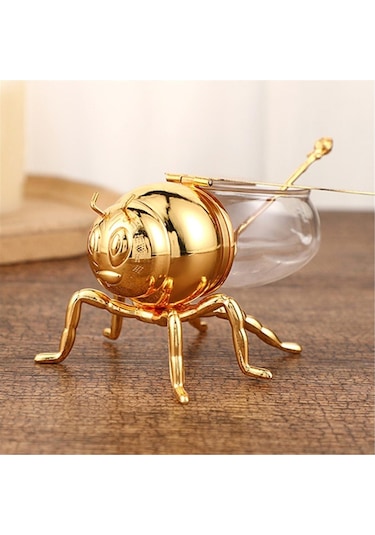 Xiaoshashanya Arı Desenli Mutfak Bal Sunum Kasesi -