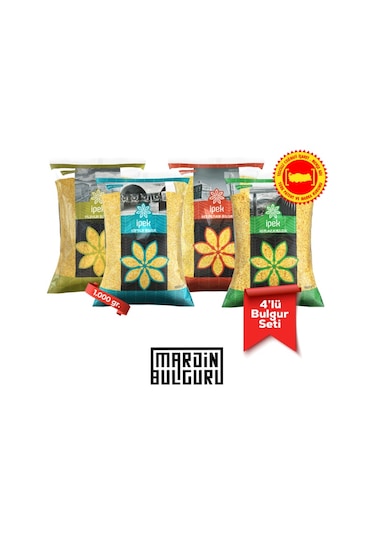 İpek Bulgur Seti 4 x 1 KG