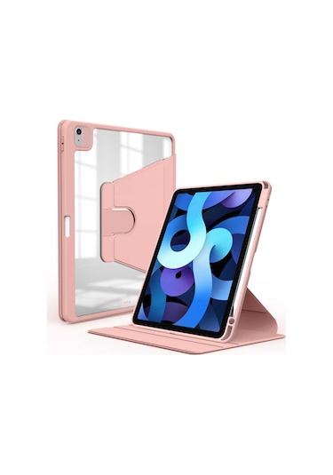 iPad Uyumlu 10.9 2022 (10.Nesil) Kılıf Zore Nayn Dönebilen Standlı Kılıf