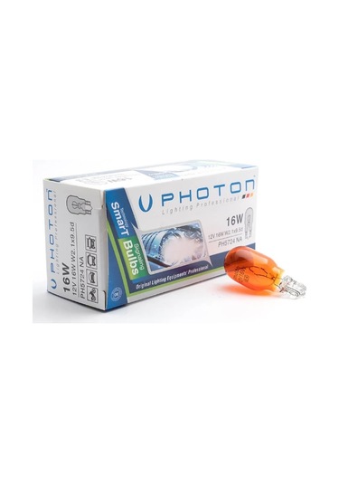 Photon T15 Ampul Koyu Turuncu 12v 2'li