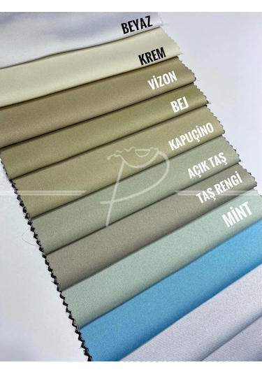 Kapsüllü Kuş Gözü Fon Perde Blackout 23 Renk Seçeneği