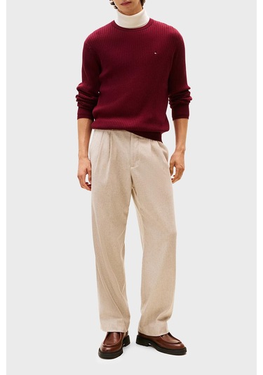 Tommy Hilfiger Erkek Kazak Mw0mw40449 Vlp Bordo Bordo