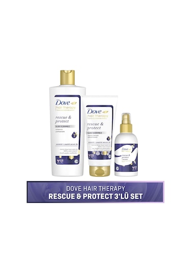 Dove Hair Therapy Onarıcı Saç Bakım Seti 3'lü