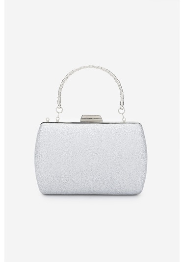 Valmenti Kadın Vegan Gri Abiye Çanta 1083 0016 Bn Cnt Y25 Gumus Sımlı GRİ