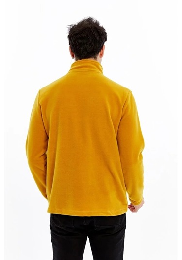 Champp Tam Fermuarlı Unisex Polar Sarı