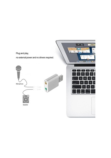 Usb 7.1 Ses Kartı Sound Card Usb Mikrofon Kulaklık Çevirici