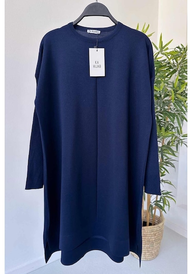 Kahijab Mira Merserize Tunik - Lacivert