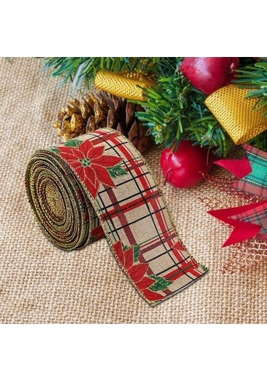 Lijinxu Yılbaşı Kurdelesi Hafif Zarif El Sanatları Projeleri Kırmızı Çiçek