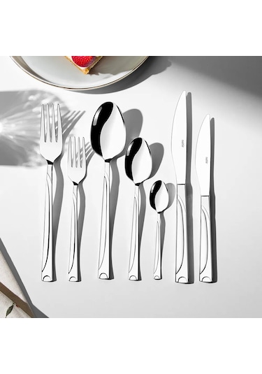 Nehir Fiesta Sade 89 Parça Kutulu Çkb Seti Gümüş