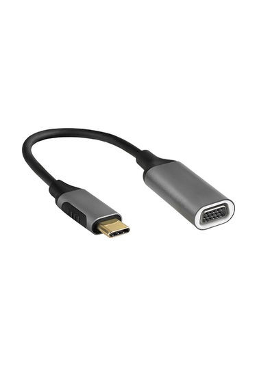 S-link Swapp Gri Metal Type-c To Vga Adaptör