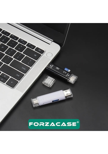 Forzacase Fc801 3in1 Usb Otg Sd Usb 3.0 Type C Micro Usb Kart Okuyucu