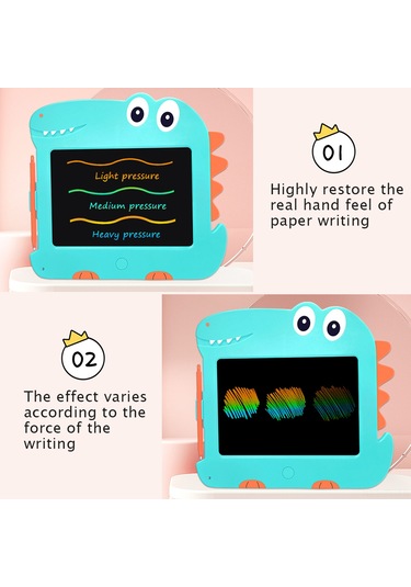 Lemestar 8,5 İnç Renkli Lcd Yazı Tahtası - Çocuklar İçin Eğitici Çizim Tableti Ve Güvenli Oyuncağı