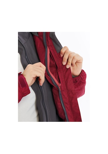 Mapamyumco 3in1 Kadın Mont-kırmızı