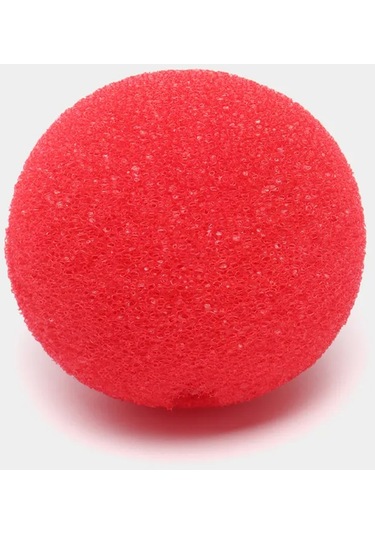 Kırmızı Renk Sünger Palyaço Burnu