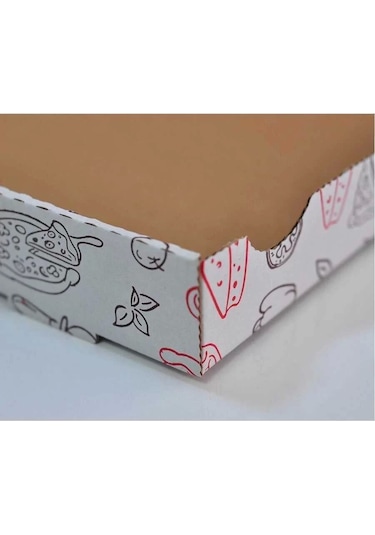 Pizza Kutusu 32x32x4,2 Cm - 100 Adet