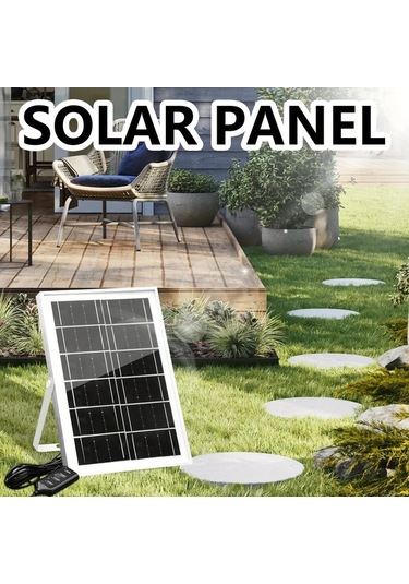 Boatshop1 Usb 4p 1 Adet Güneş Paneli 4 Usb Arayüzü Karavan Piknik Tekne Cep Telefonu Evcil Hayvan Yatağı İçin Solar Enerji Kaynağı